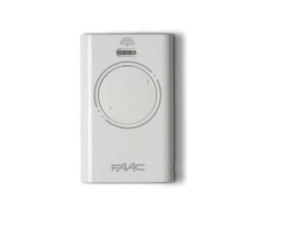 787007 FAAC AUTOMAZIONE CANCELLO TELECOMANDO XT2 433 SLH LR TRASMITTENTE 2 CANALI BIANCA 433 MHZ - FAC 787007 - FAAC 787007